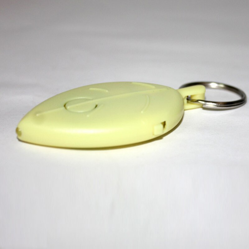 Mini anti-tabt fløjte nøgle finder bipper fjernbetjening nøgle taske pung locators alarm påmindelse  em88: Gul