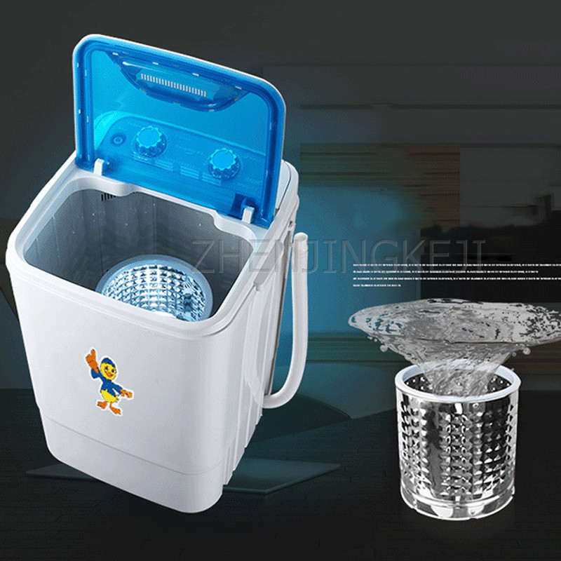 7Kg Hoge Capaciteit Wasmachine Single Barrel Halfautomatische Mini Wasmachine 220V Kleding Wassen Gereedschap Huis Schoonmaken Apparaten