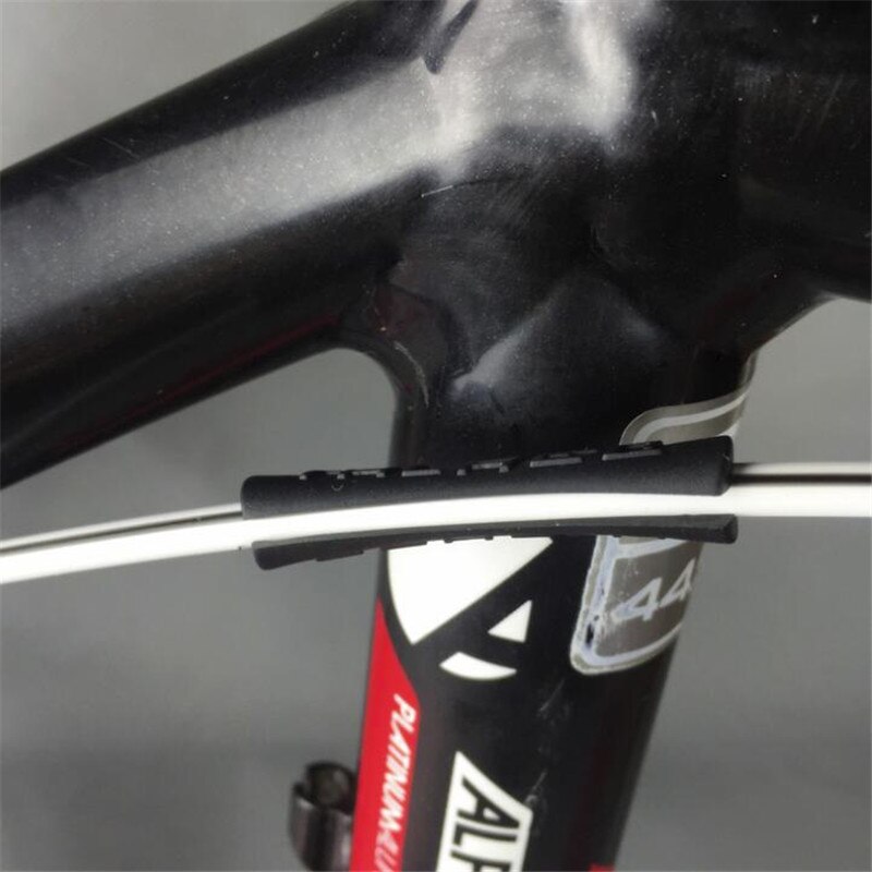 4 szt. Obudowa linki hamulca rowerowego Mtb gumowa tuleja ochronna ochraniacze kabli prowadnice rowerowe rękaw silikonowy ochraniacz kabla