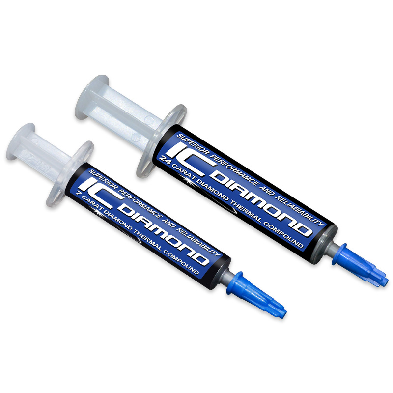 Innovation Cooling ICD24 IC Diamond 24 Nano Diamond Silicon Grease CPU Cooling Silicone Thermal Conductive Grease 4.8g