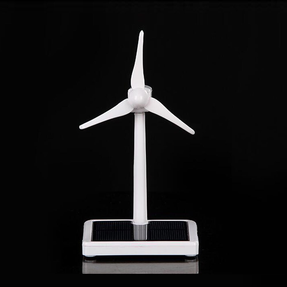 Mini vindmølle model sol vindmølle vindmølle model scenografi montagesæt bil desktop dekoration let og bærbar
