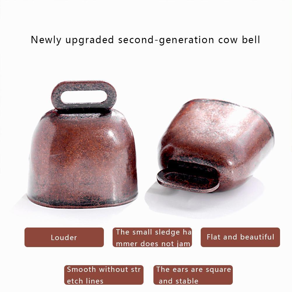16 Pieces Series Cow Horse Sheep Pasture Copper Bells Small Brass Bells Cattle Goat Farm Loud Long Bell