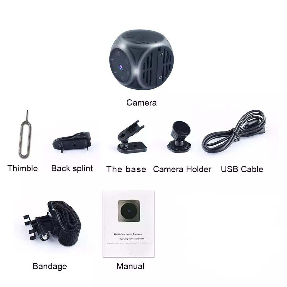 JOZUZE – Mini caméra MD21 HD 1080P, capteur de Vision nocturne, caméscope DVR, Micro caméra Sport DV