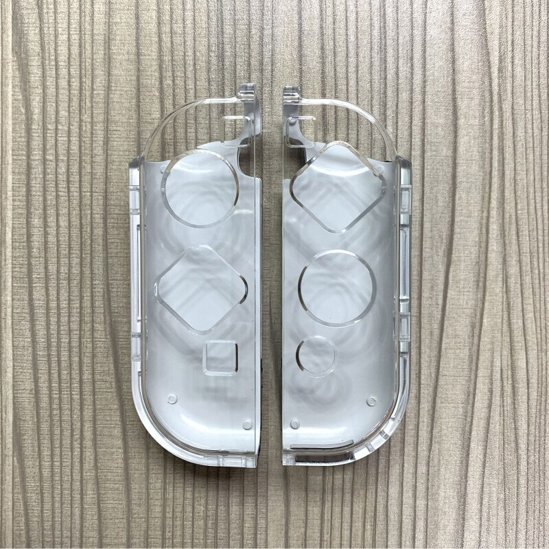Teilt Griff fallen Für Schalter OLED transparent Hardshell PC Gamepad Schutzhülle Anti Scrach Griff Hülse Schutz