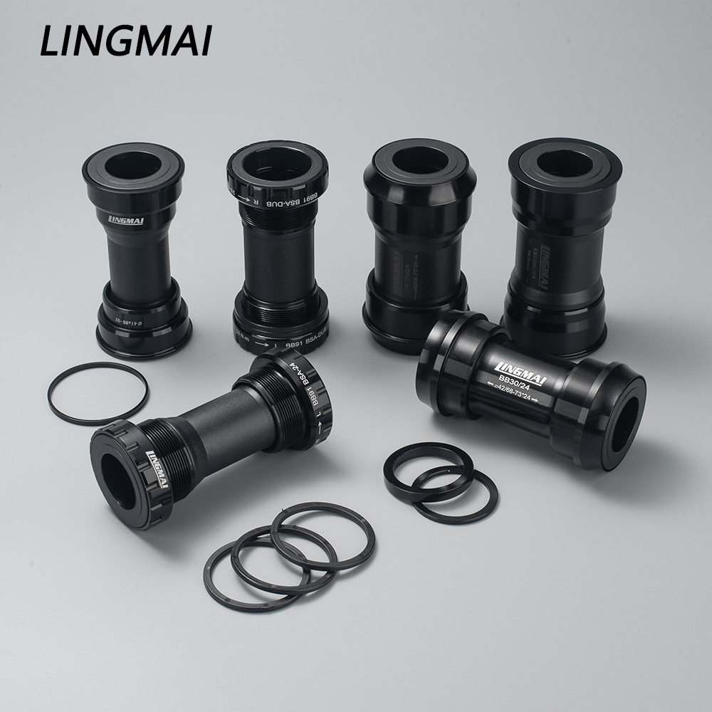 Suporte inferior de bicicleta, rolamento cerâmico bb pf30 bb86 bb386 bb30 para mountain road bike, movimento central dub