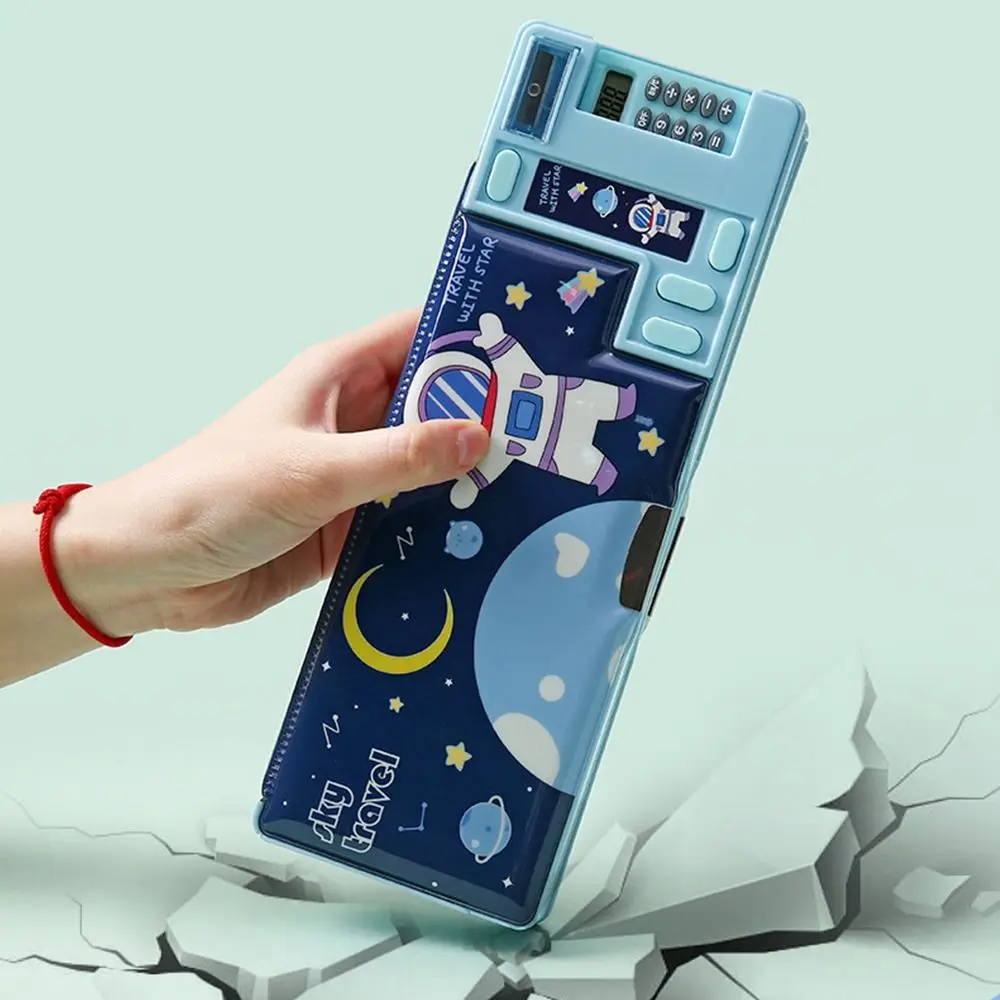 Astuccio per temperamatite con calcolatrice, cancelleria, organizer, astuccio per ragazzi/ragazze – acquista a prezzi convenienti sul marketplace