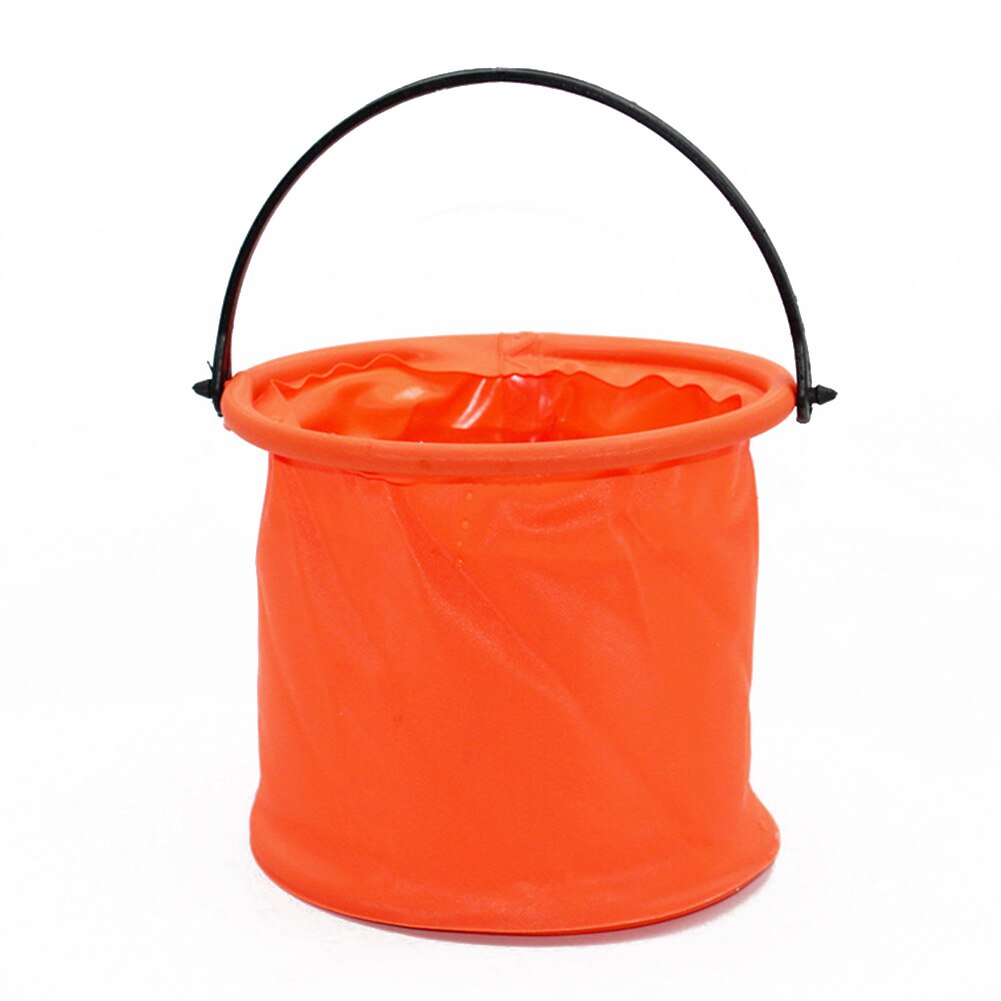Bolsa de lavado de viaje para acampar al aire libre, baño, cubo plegable, portátil, ergonómico, suministros de pesca, cocina con compartimento