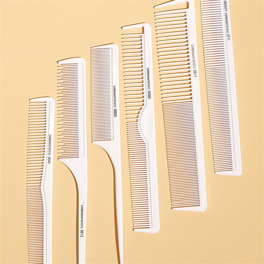 Professionele Haircutting Kam Mannen Haar Stijl Schaal Kam Crew Cut Salon Kapper Kappers Gereedschap Scherpe Staart Kam E1124