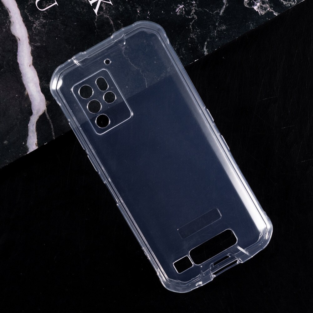 Voor Oukitel WP10 Pro Case Silicon Cover Soft Tpu Zwarte Telefoon Protector Shell Voor Oukitel WP10 Beschermende Glas Cover Capa bumper: Clear TPU Case