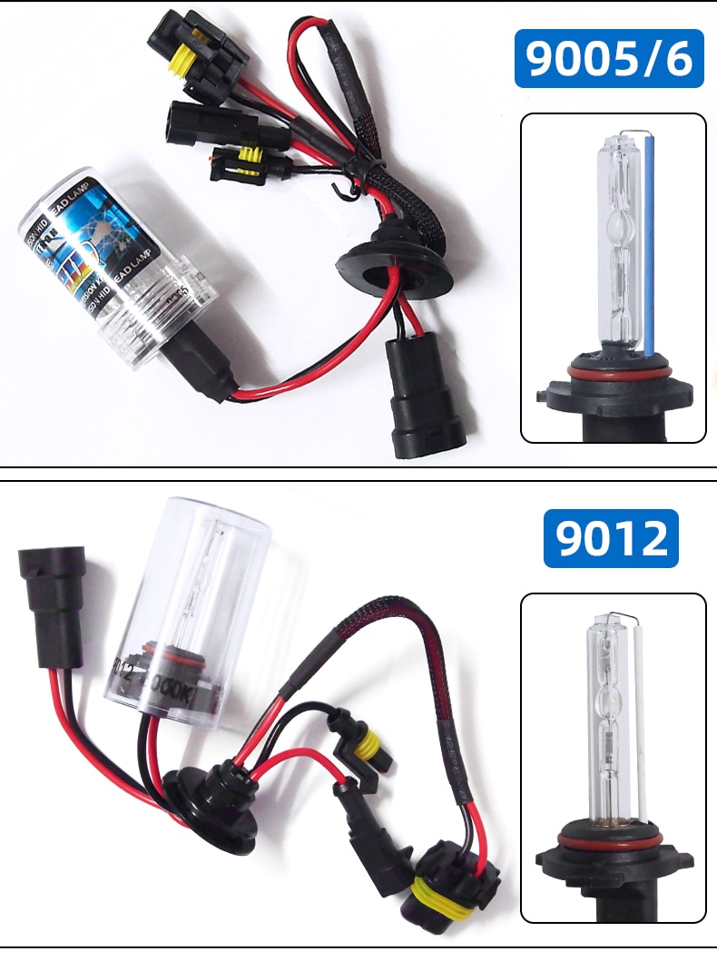 2pcs D4S D4C D4R Headlight Lamp 3000K 4300K 6000K 8000K 12000K 15000K Xenon HID Car Headlight Bulb Kit