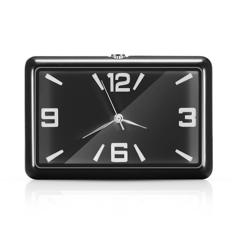 Auto montre Automobile Quartz horloge montre voiture décoration ornements véhicule accessoires: black