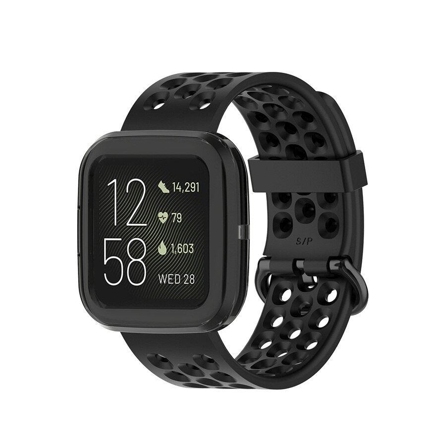 FIFATA Protective Shell For Fitbit Versa 2 Case Smart Watch Screen Protector TPU Cover For Versa2 Protection Frame Accessories
