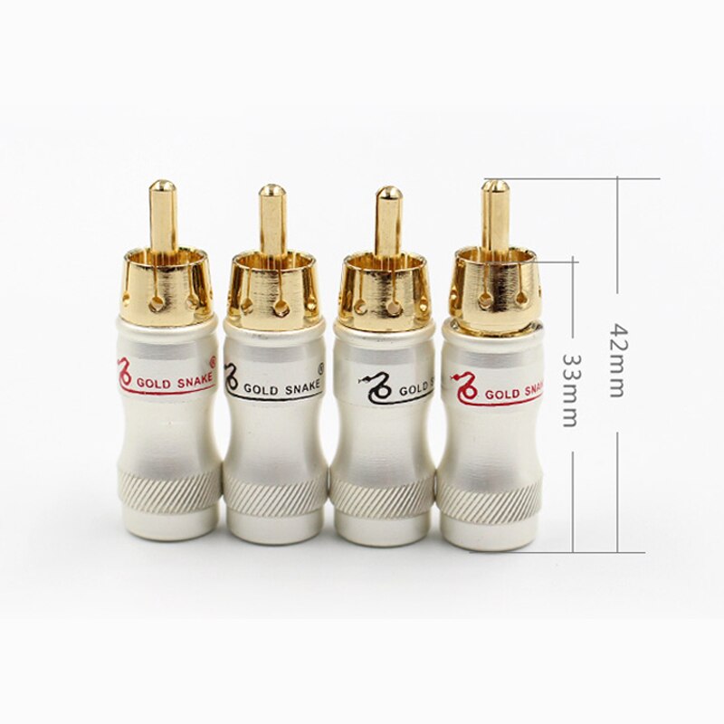 DIYLIVE Audio Plug RCA Lotus Plug Signal Plug Small aperture 5MM terminal