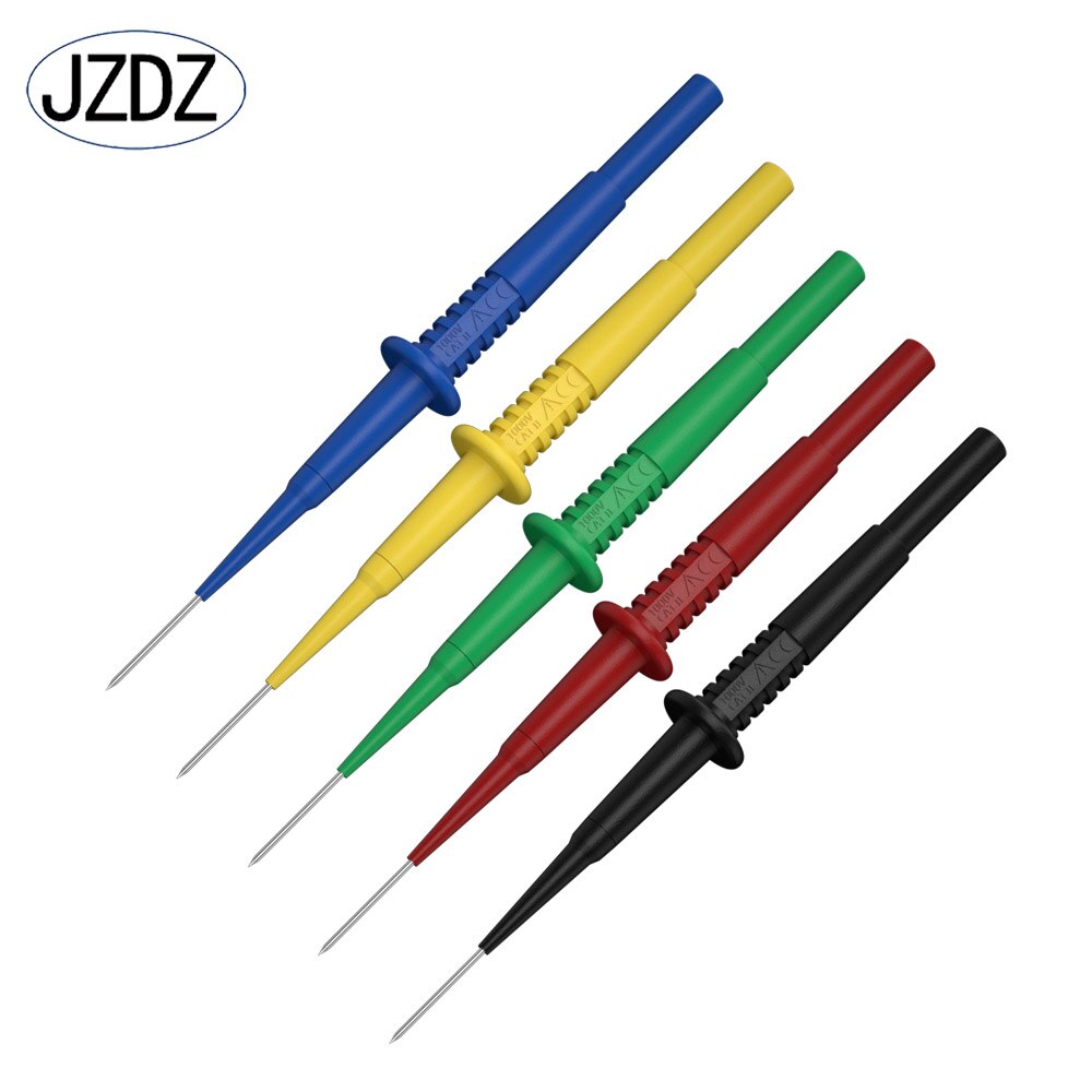 JZDZ 2pcs Test Pin 1mm Test Probe Tips Electrical Connector 4mm female banana plug Multi-meter Needle J.30011