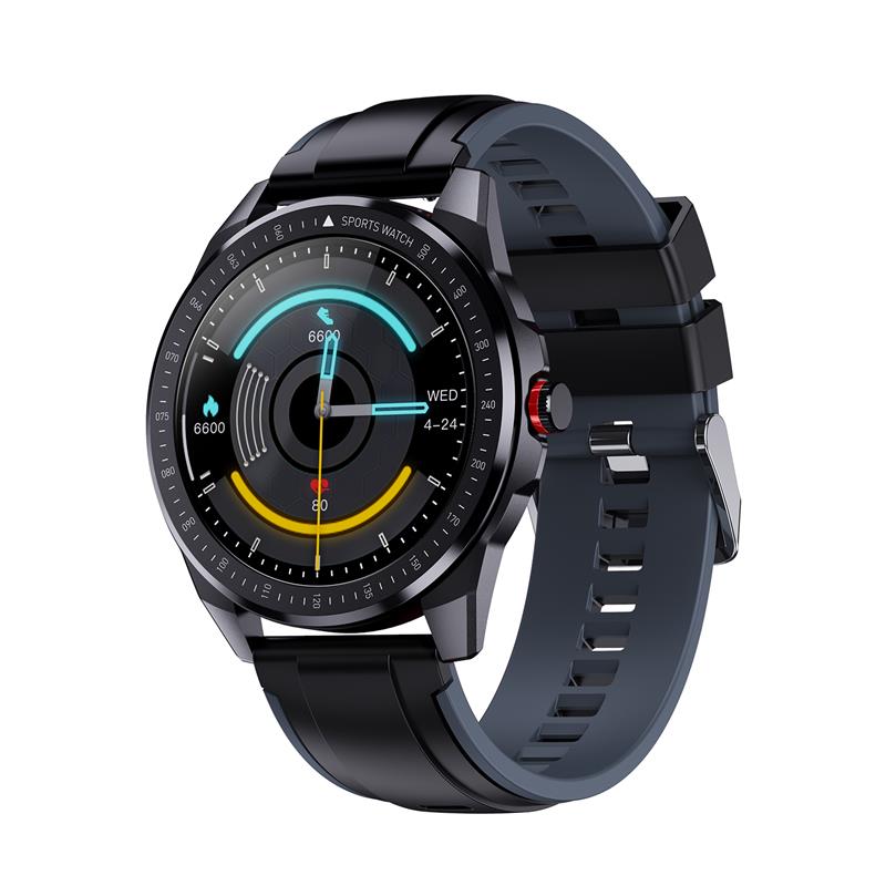 Robotsky SN88 Smartwatch - Bluetooth 5.0 Call, Fitness Tracker, Heart Rate Monitor, 1.28" Touchscreen: Black