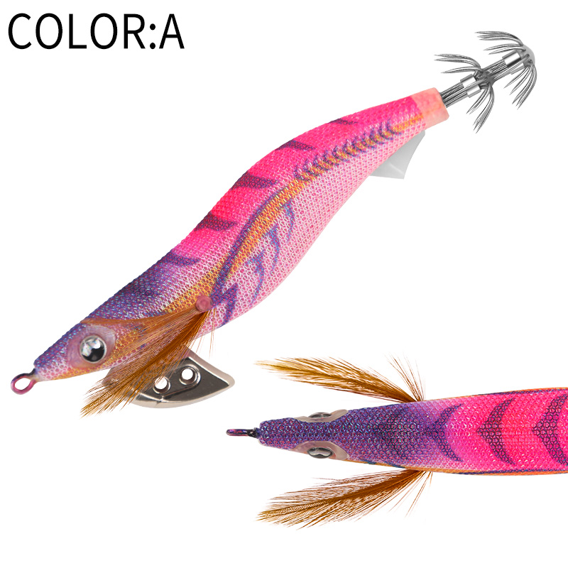 Isca de lula SQUID KING 3.0 # Lula gancho madeira camarão iscas gabaritos choco isca simulação realista silicone polvo isca: BRANCO