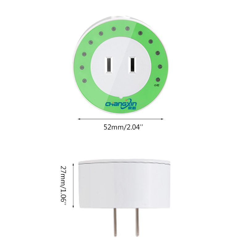 Outlet Timer Switch For Phone Electric Scooter Motorcycle Charger US 110V-220V 40JA
