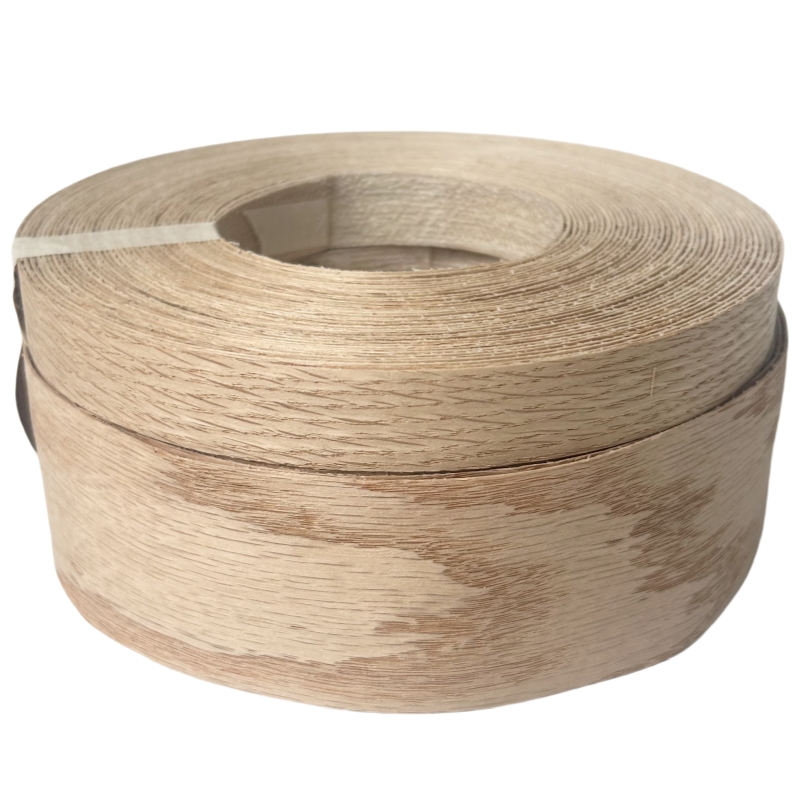 Cinta de chapa de madera natural prepegada, tiras de madera de bandas de borde de nogal/abétula, bordes de chapa de hierro con parte trasera adhesiva termofusible: 12mm / PINE