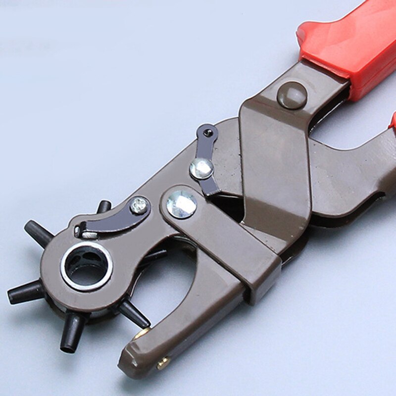 Punching Heavy Leather Punch Hole Puncher,Leather Hole Punch Tool,6 Sizes of Holes