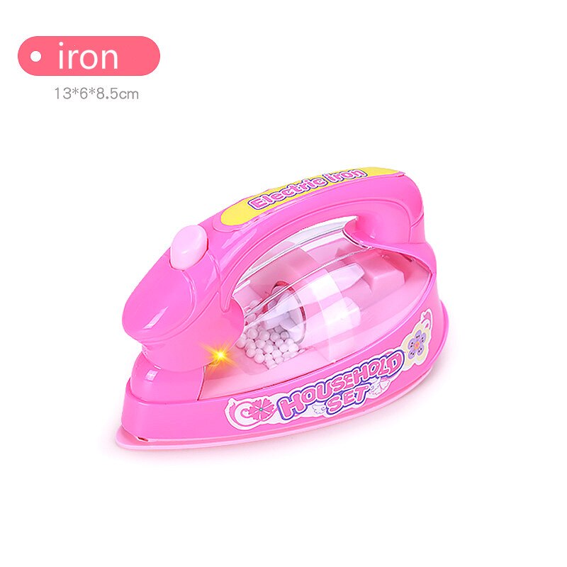 Children's mini Educational Kitchen Toys Pink Household Appliances Children Play Kitchen For Kids Girls Toy: 13 No Box