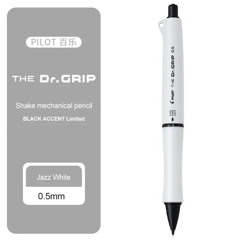1 Stück Japan Pilot Druckbleistift SCHWARZ Akzent begrenzt DR Griff schüttelt aus führen 0,3/0,5 mm Niedliche Schulbedarf: Blau