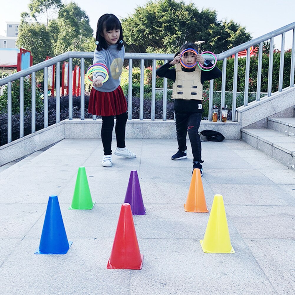 Kids Spel Sensorische Training Ouder Kind Agility Praktijk Interactieve Toss Ring Set Sport Gooien Emmers Outdoor Spelen Hoepel