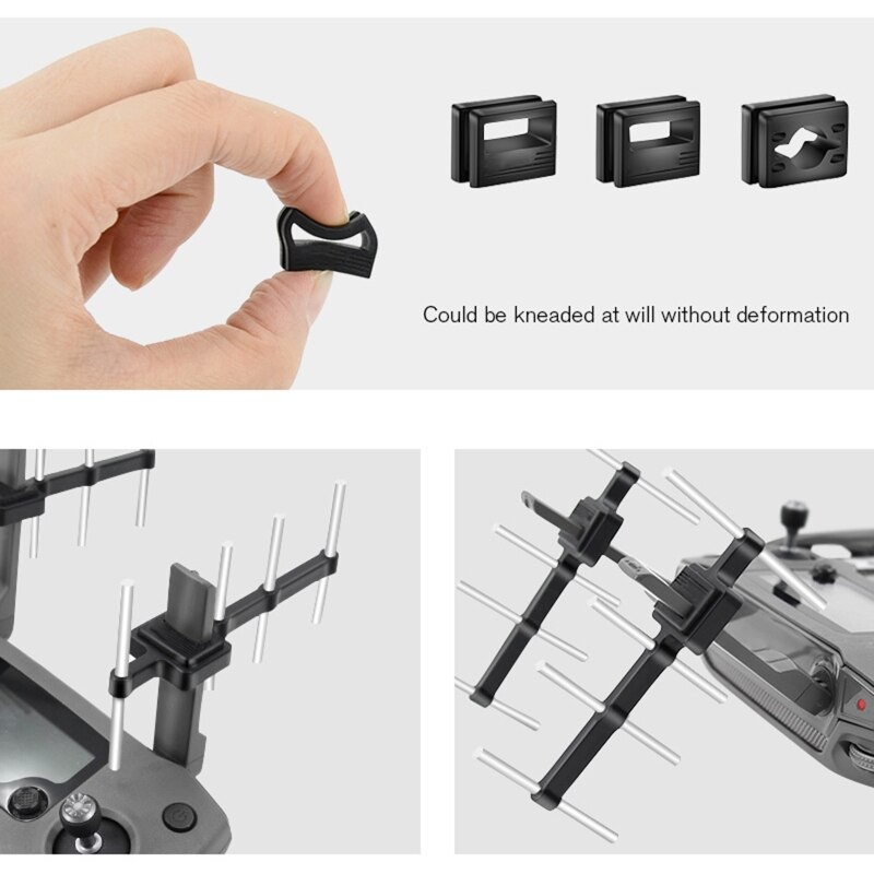 Antena Yagi Universal, amplificador de señal de 2,4 ghz, aplicable a varios controles remotos de 2,4G, más seguridad, partes de Control remoto de vuelo