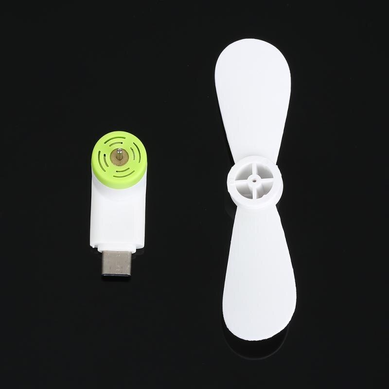 1Stck Mini Fan Kühler Telefon Fan Kühler Tragbare Staub Stecker Typ C Kleine Fan Für Samsung Xiaomi Huawei Für Tablette PC Computer