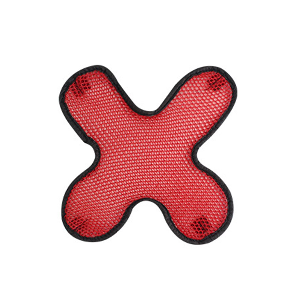 Practical Helmet Liner Pad E Bike Breathable Motorcycle Heat Insulation Hook And Loop Elastic Hollowed Out Honeycomb Mesh: Red