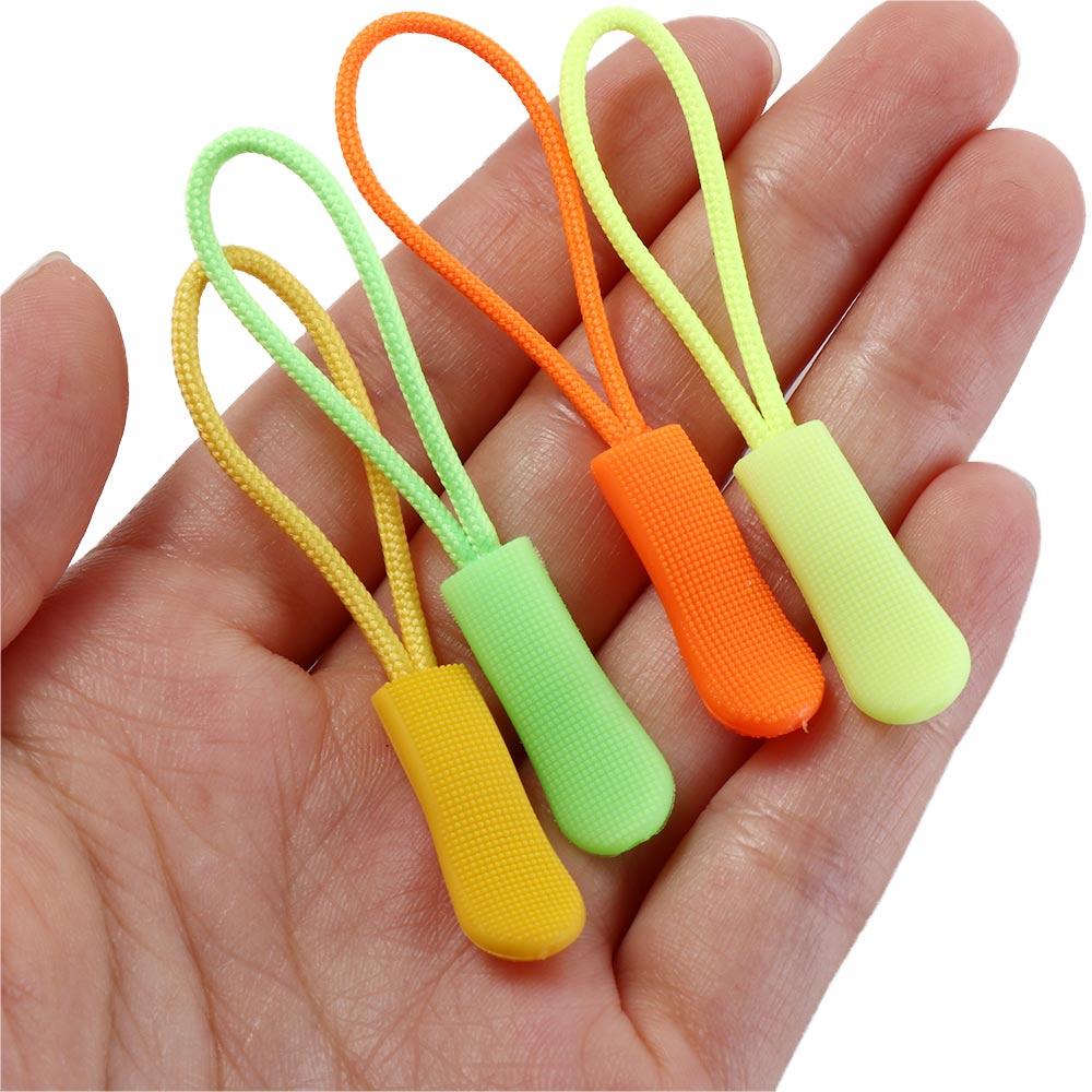 Uiteinden 10 Stuks Rugzak Koffer Kleding Zip Fixer Reistas Fixer Zip Cord Rits Puller Rits Trekkoord Rits Touwen