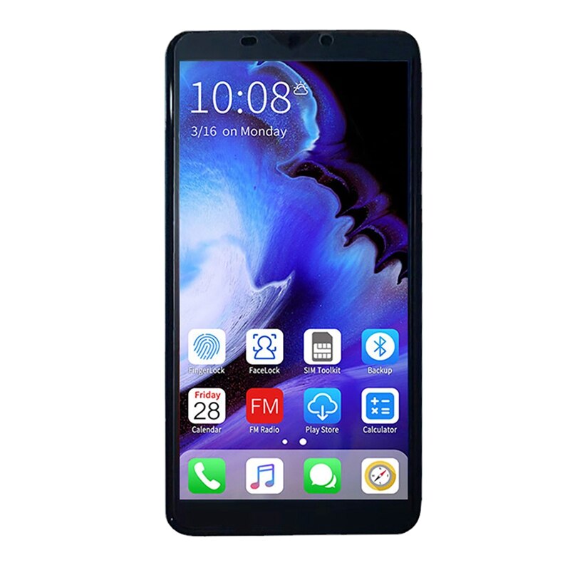 Z6 Pro Smart Phone 5.72 Inch MTK6572 2 Core 512MB+4GB ROM Dual SIM Dual Standby Android 4.4.2 Mobile Phone EU Plug: Gradient Red