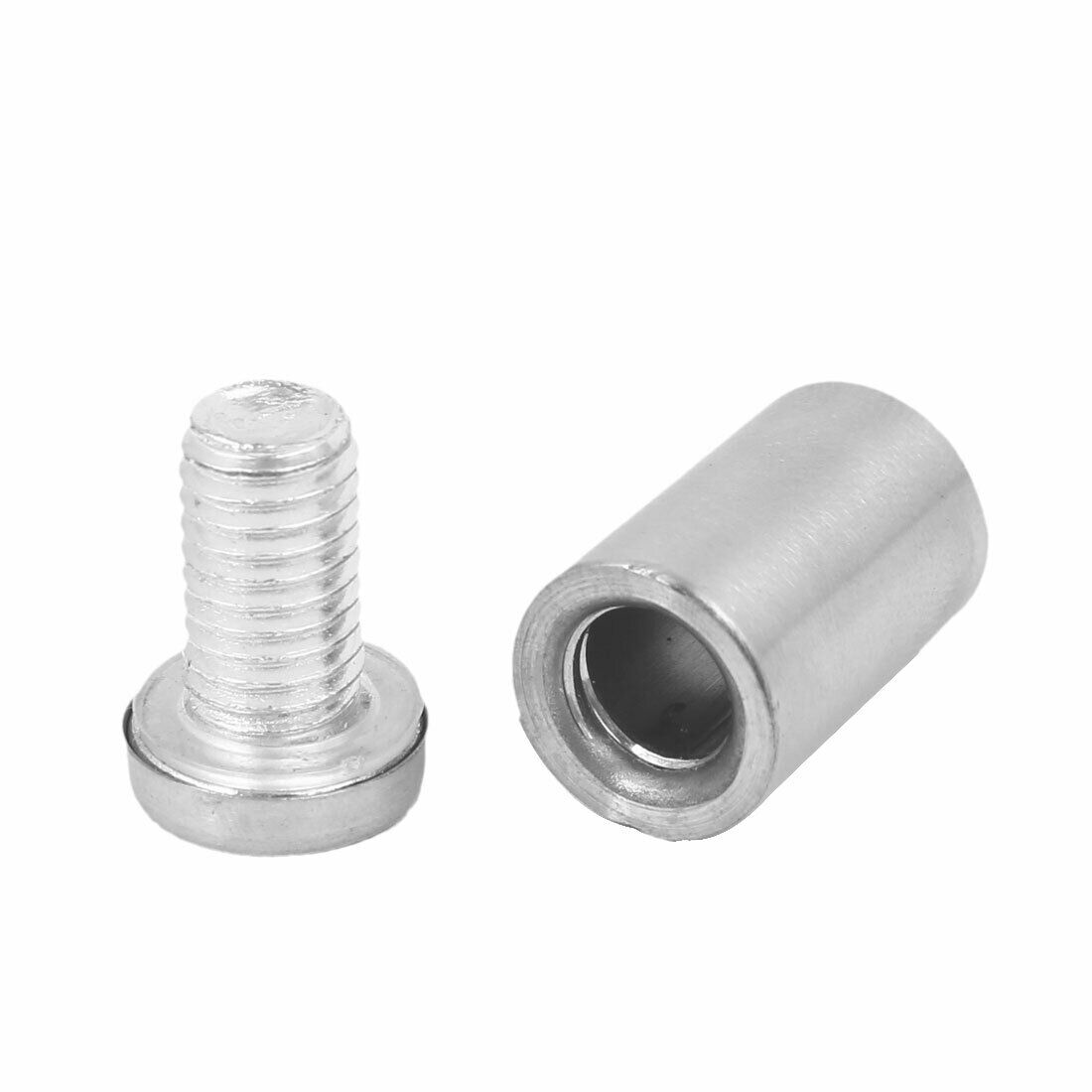 16Mm X 25Mm Rvs Adverteren Glas Standoff Pin Bevestigingsset Bout 4Pcs