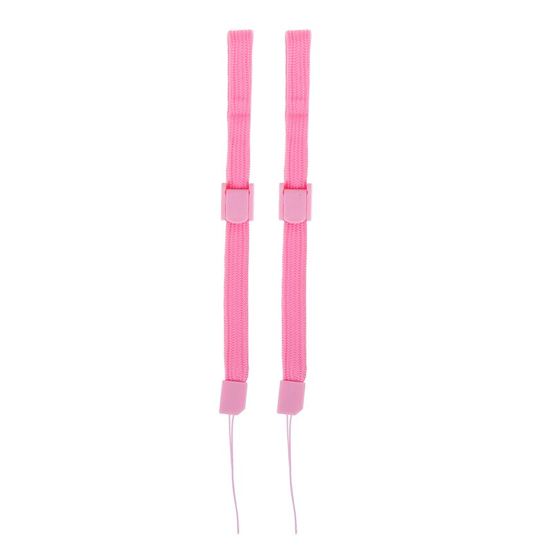 2pcs Universal Suitable Colth Wrist Hand Strap For Nintendo Wii Controller: PINK