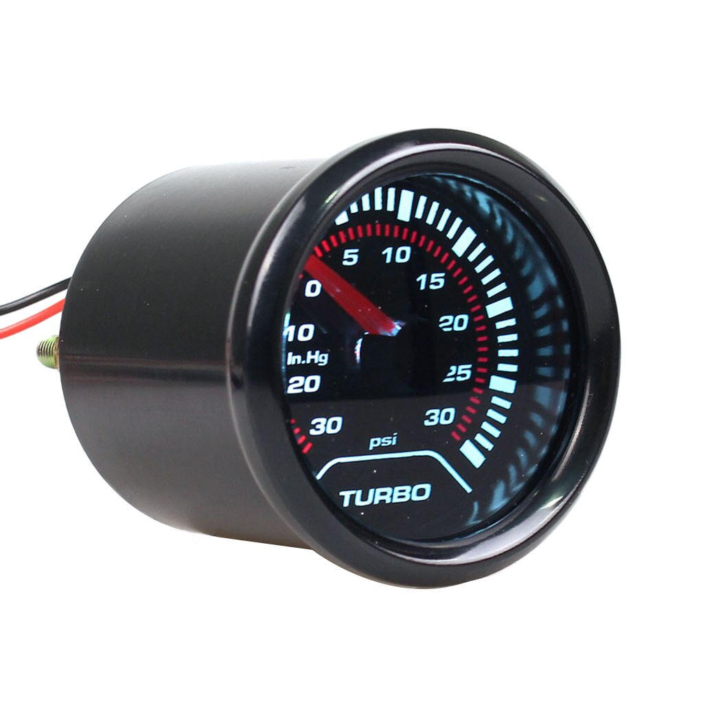 Digital Car Turbo LED Gauge Boost 12" -30~30psi Auto Car Turbo Meter 12V
