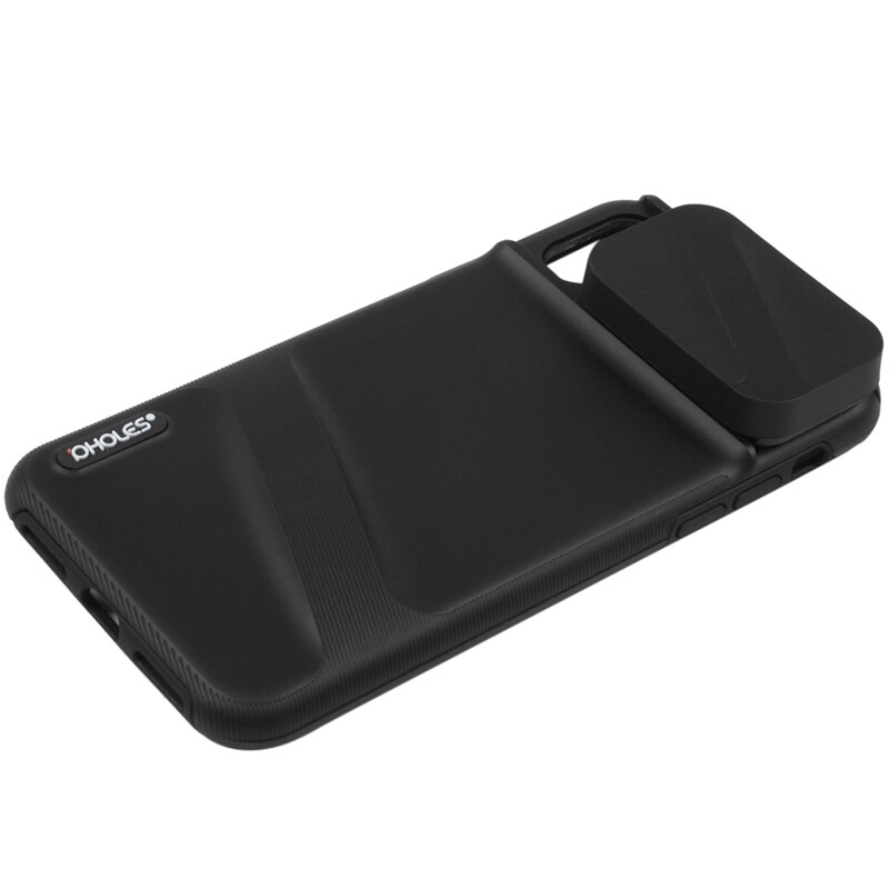 Pholes Phone Case With Dual Camera Lens For Iphone Xs 6 In 1 Fisheye Wide Angle Macro Zoom Lenses