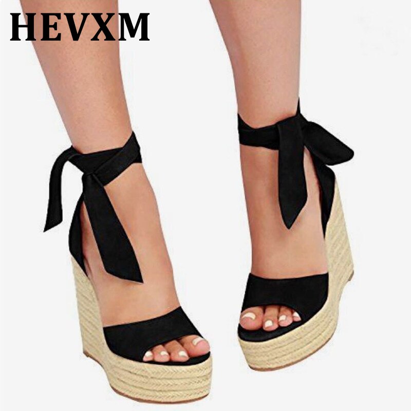 Sandalias De cuña para Mujer De 35 a 43, Sandalias De tacón alto estilo bohemio con plataforma para Mujer, Zapatos De Mujer con Puntera abierta a la: 39