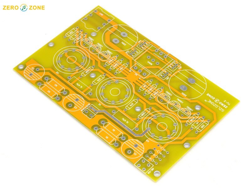 Zerozone TU-2 (Wcf Gewijzigd) 6N2 + 6N6 Buis Hoofdtelefoon Versterker Bare Pcb