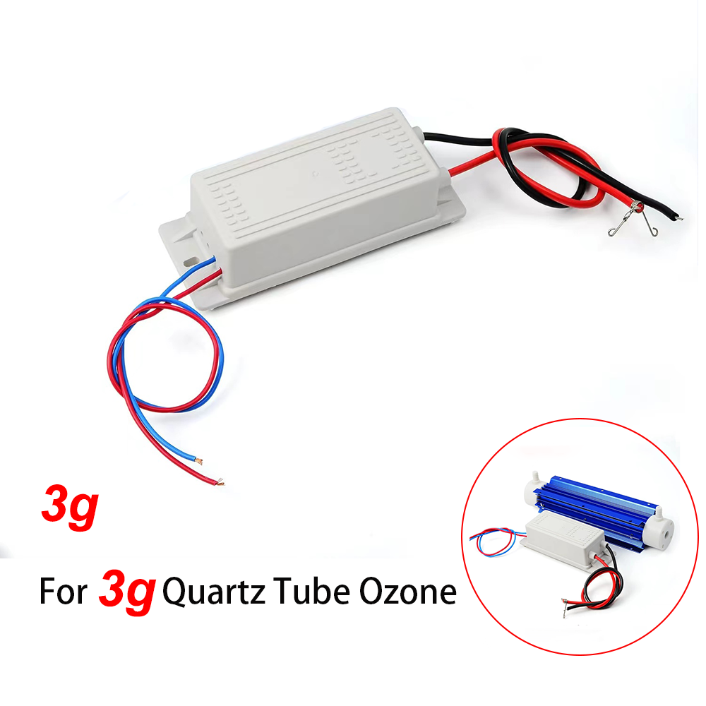 Generador de ozono de 5g, 10g, 20g, fuente de alimentación, pieza de generador de ozono DIY, componentes purificadores de esterilización de aire para generador de ensamblaje DIY: Gris claro / 8,0 kg