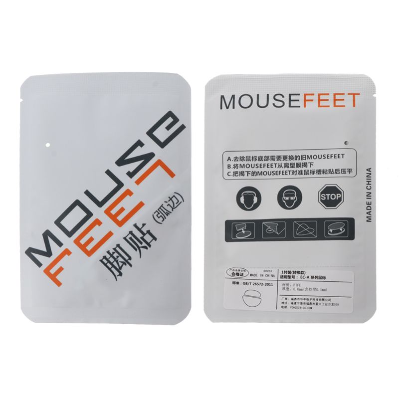 Pies de ratón para ZOWIE EC1-A EC2-A EVO, borde de la curva de 0,6mm, 1 Juego