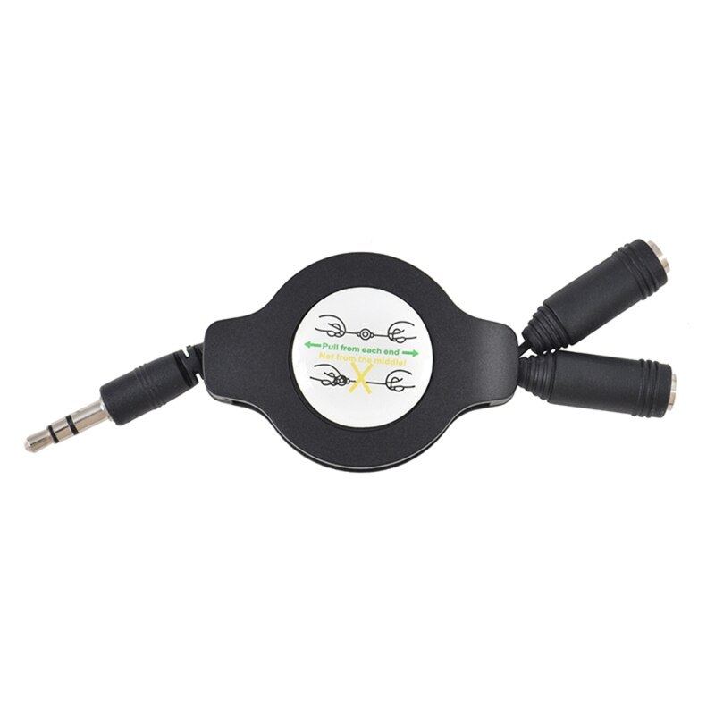3.5mm Male to Female Extension Stereo Audio Extension Cable Telescopic AUX extension Cable MP3 Car 3.5mm Audio Cable W91F