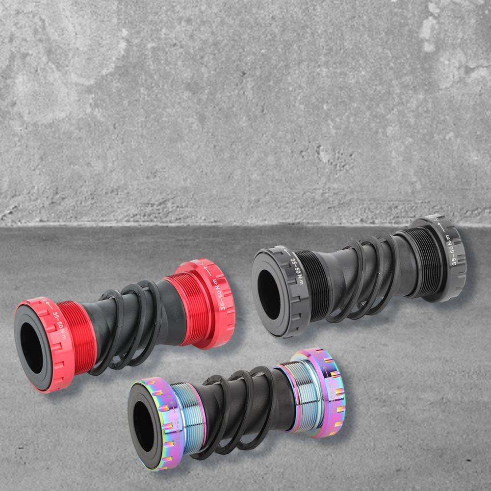 Bicycle Bottom Bracket Aluminum Integrated Crankset Bottom Bracket Hollow Threaded Bottom Bracket Bearings Bicycle Axis Parts