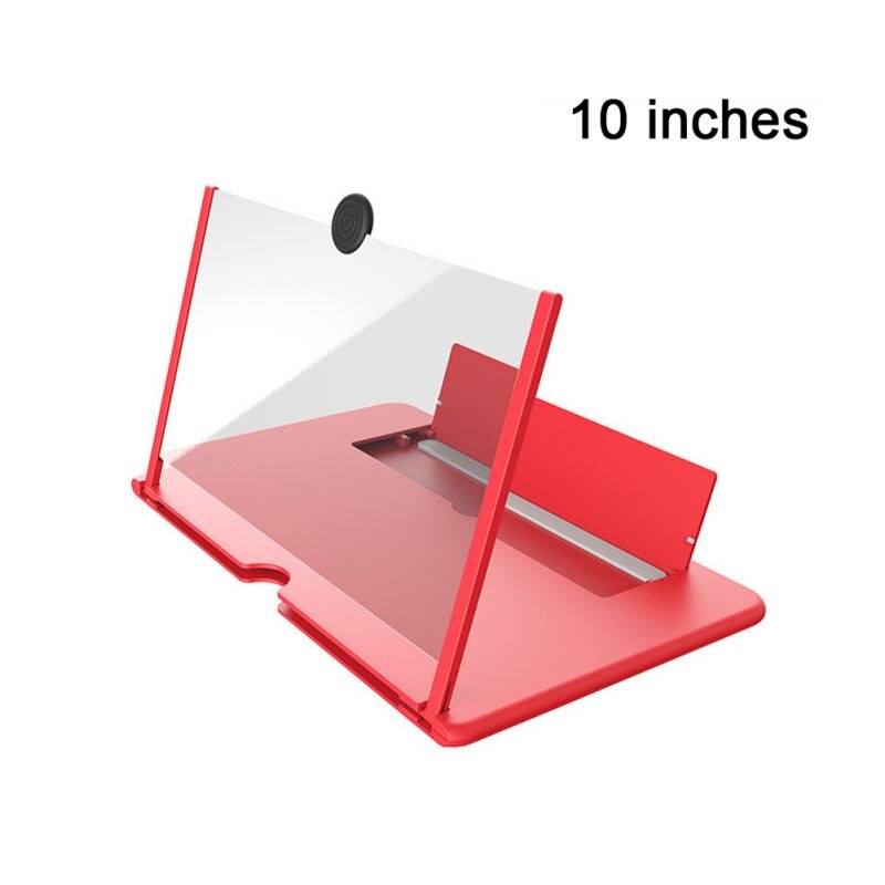 12 "skärm förstoringsglas 3d hd mobiltelefon justerbar vinkel förstoringsglas projektor skärm för filmer videor och spel - halkfri: A4