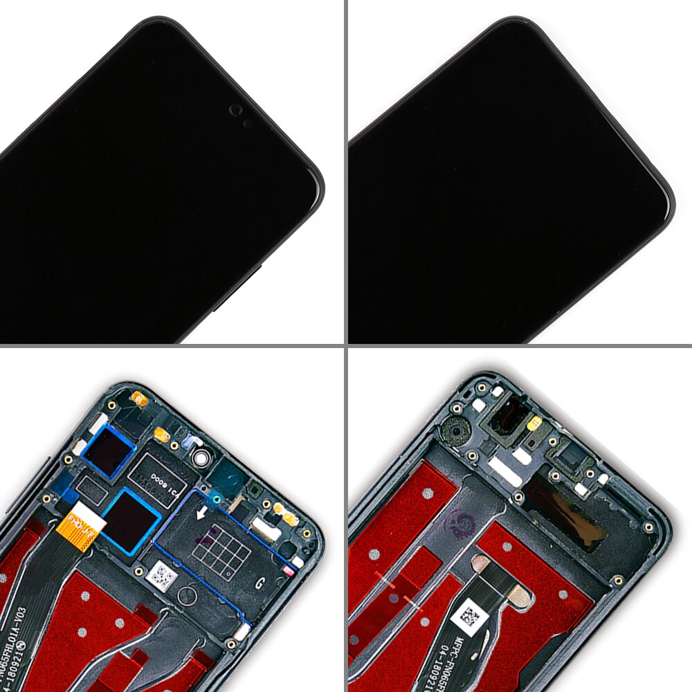 Original Huawei Honor 8X écran LCD 6.5 pouces JSN-AL00-L22 écran tactile 10 tactile numériseur cadre d'assemblage revêtement oléophobe