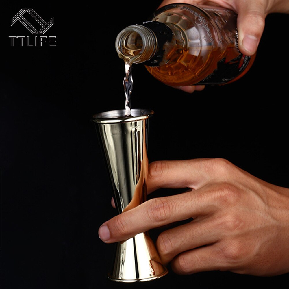 Cocktail Bar Jigger Japanese Stainless Steel Measuring Cup Jigger Double Spirit Bartender Cocktail Shaker Bar Accessories