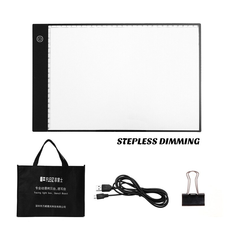 DC5V USB A4 Grafische Tablet LED Tekening Tablet A Grandado dc5v-usb-a4-grafische-tablet-led-tekening-tablet-a-grandado