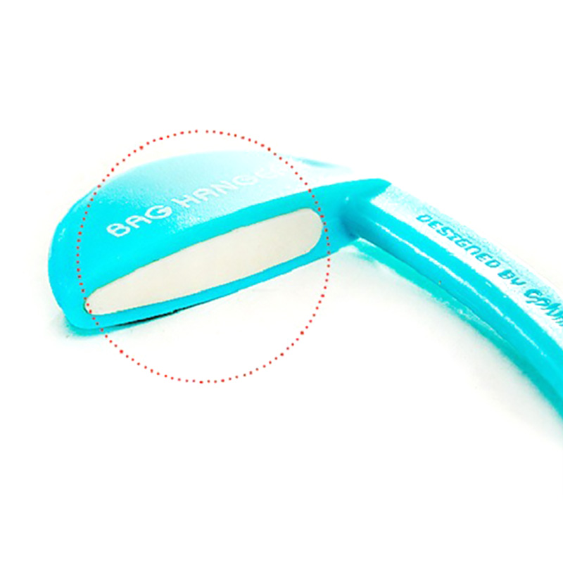 Crochet de suspension de sac multicolore, support de crochet de sac à main pliable Portable, Clip de suspension de bureau de Table, porte-monnaie, porte-parapluie pliant