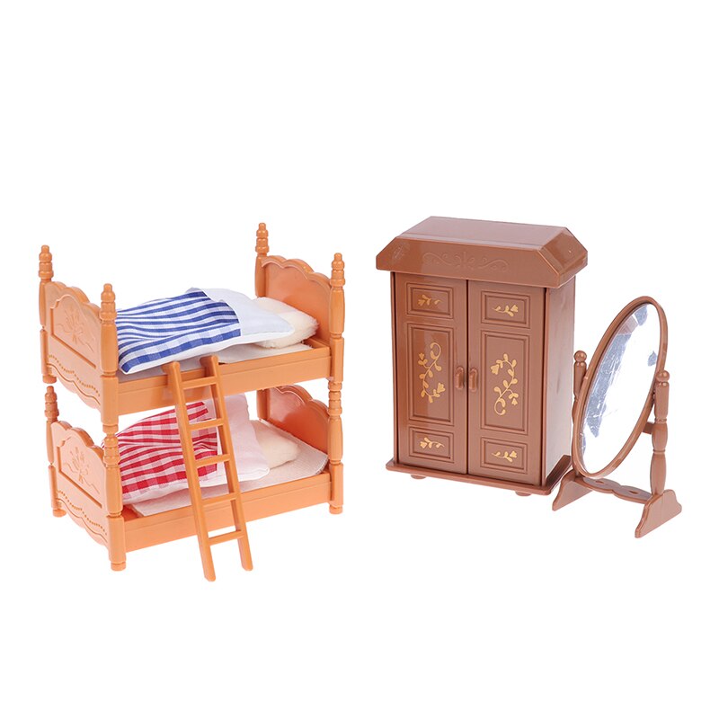 1:12 Miniature Furniture Toys Dolls Kids Baby Room Play Toy Forest Animal Family DIY Miniatura Dollhouse Furniture For kids