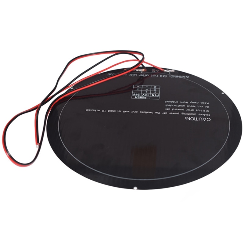 Diameter 240Mm Kossel 3D Printer Heatbed 12V 140W Aluminum Substrate Mk3 Round Bed-SCLL