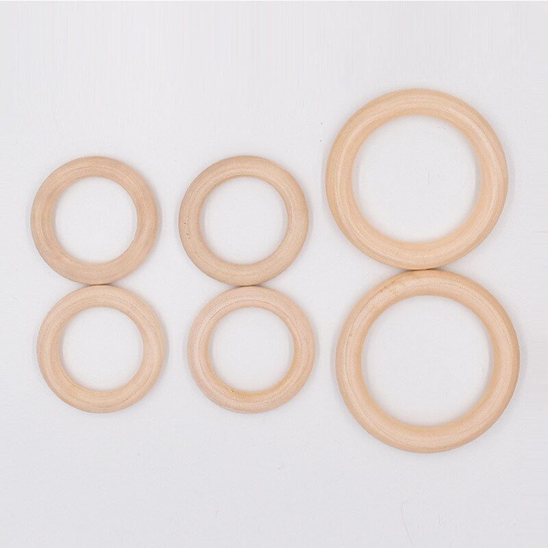 1Set Macrame Cord Natural Cotton Rope with Wood Ring Wood Stick Bead for DIY Macrame Kit Wall Hanging Plant Hanger Dream Catcher