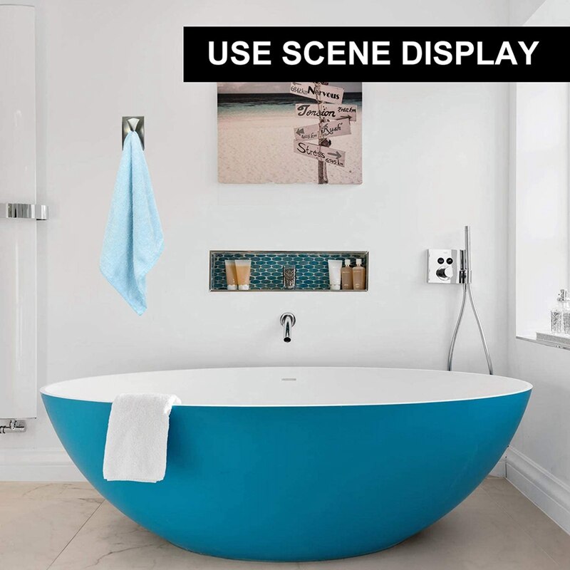 5 Pieces Self Adhesive Kitchen Towel Holder Wall Hook Adhesive Kitchen Towel Hanger Hand Towel Rack For Kitchen Towel